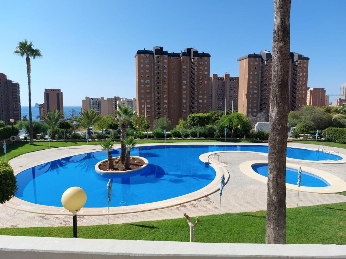 Las Marinas 8O Con Vistas Al Mar Y Piscina By Vero Benidorm Kültér fotó