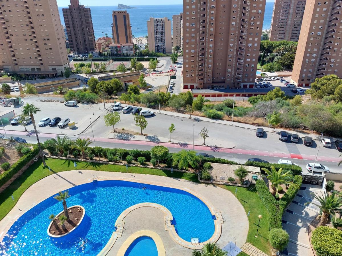 Las Marinas 8O Con Vistas Al Mar Y Piscina By Vero Benidorm Kültér fotó