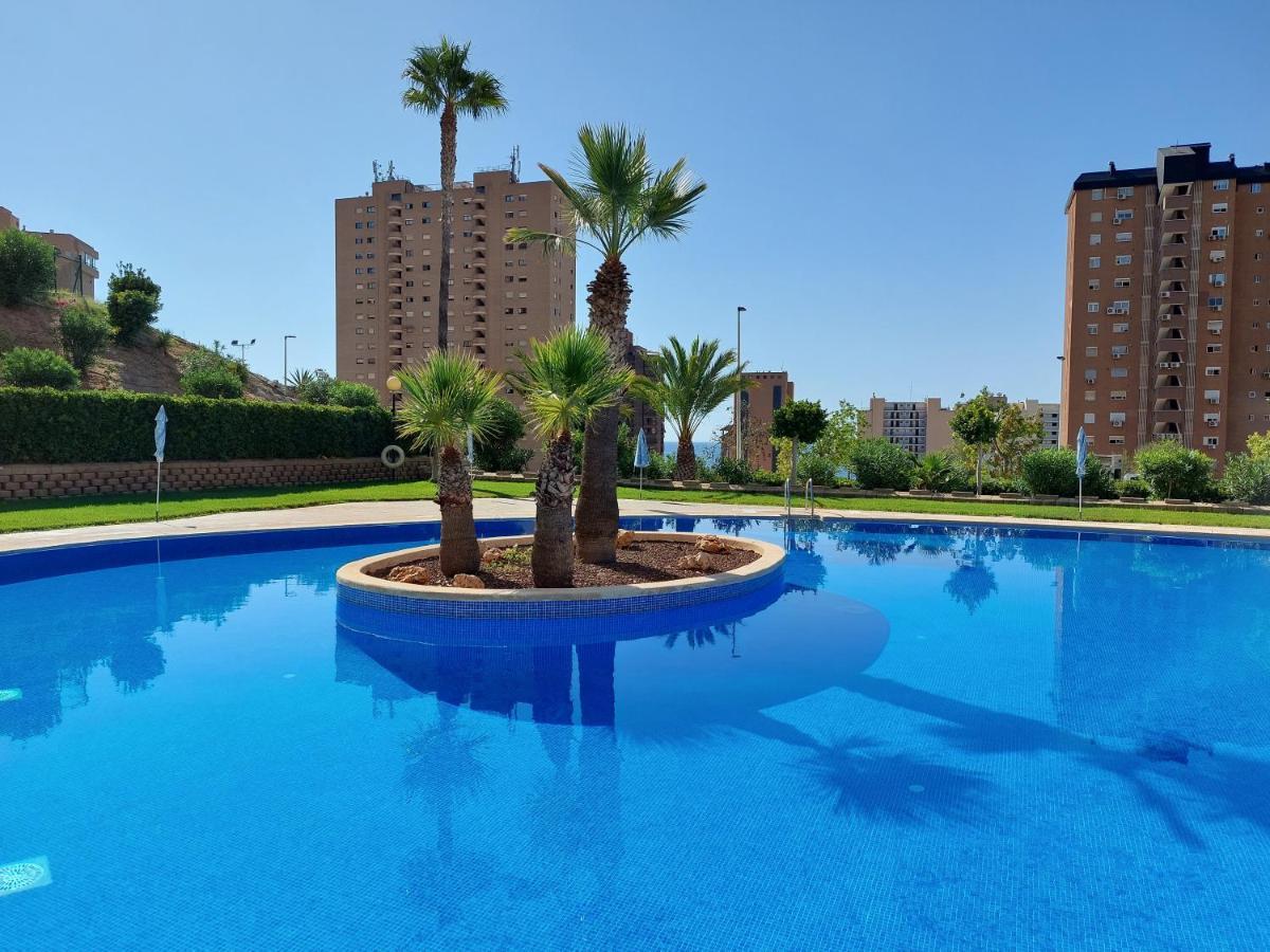 Las Marinas 8O Con Vistas Al Mar Y Piscina By Vero Benidorm Kültér fotó